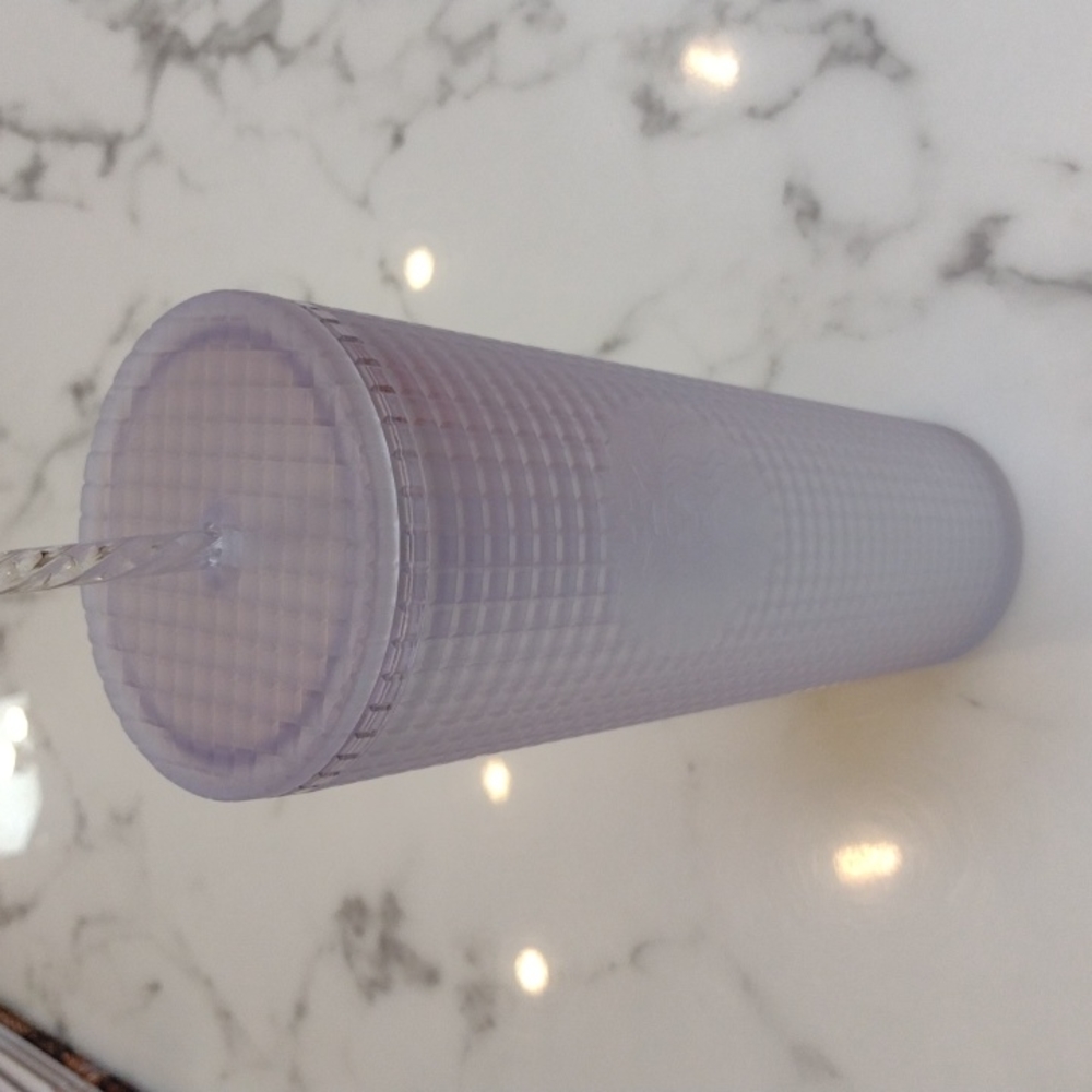 Starbucks Soft touch Pearl/Iridescent Cold Cup